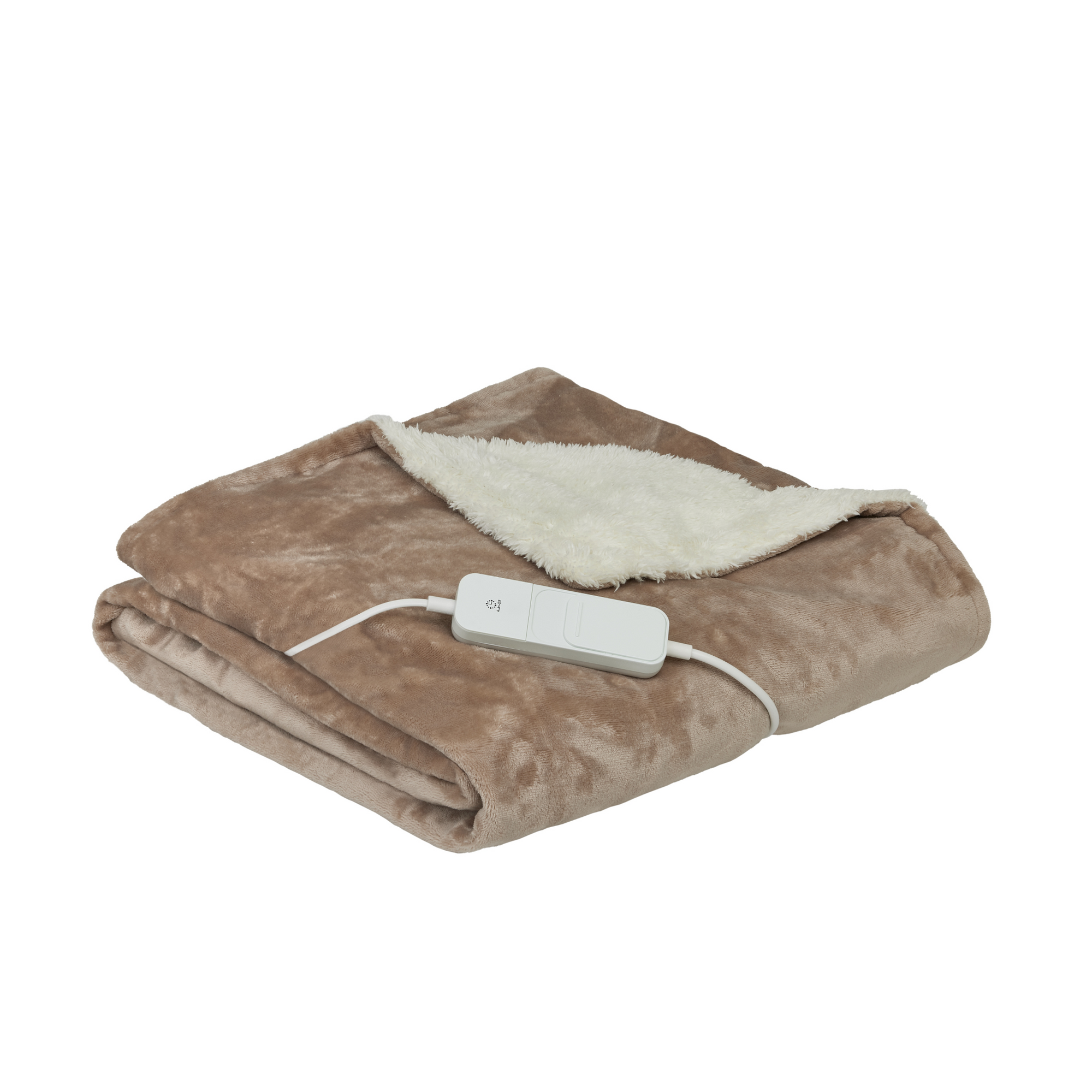 Heated Throw Blanket - Cream