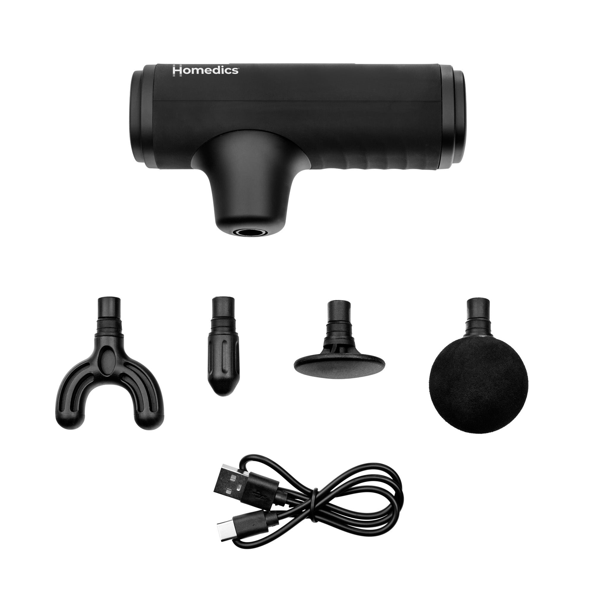 Essential Relief Percussion Massage Gun - Black