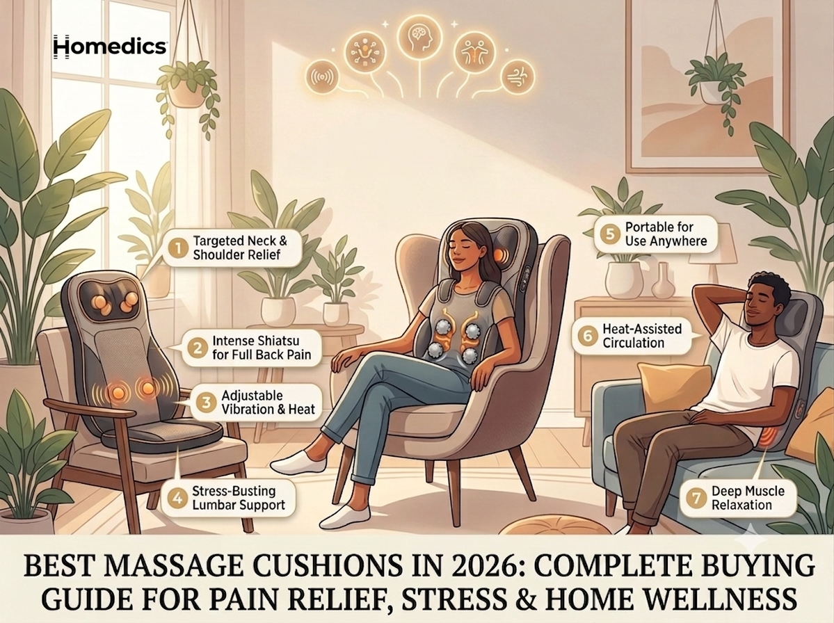 Best Massage Cushions in 2026: Complete Buying Guide for Pain Relief, Stress & Home Wellness