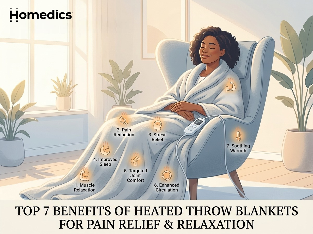 Top 7 Benefits of Heated Throw Blankets for Pain Relief & Relaxation