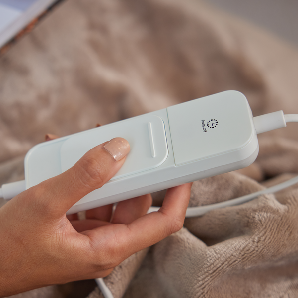 Heated Throw Blanket Cream Homedics