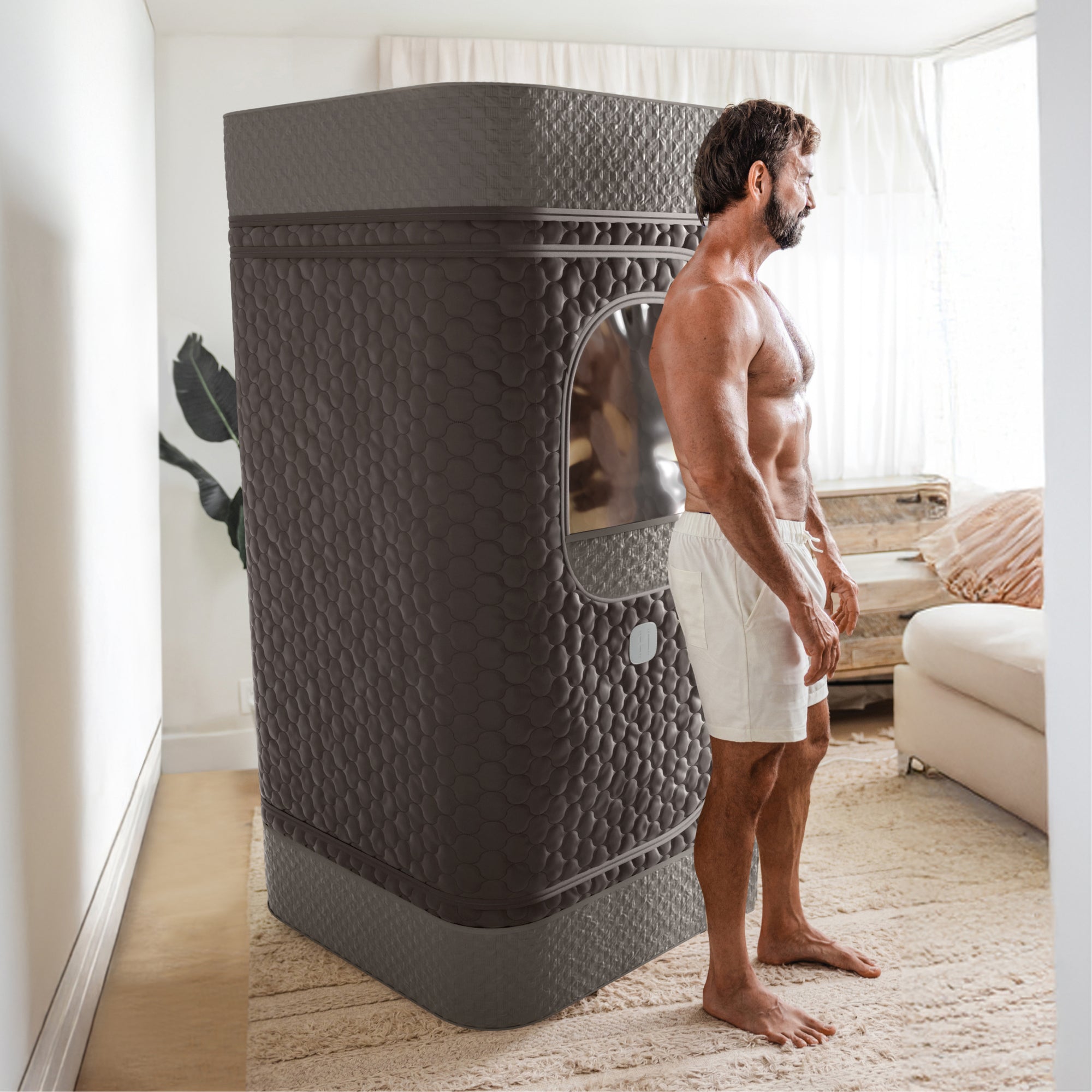 Premium Steam Sauna - Black