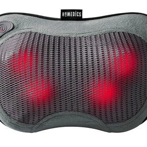 Cordless Shiatsu Massage Pillow with Heat-Homedics